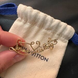 Louis Vuitton cuff earring